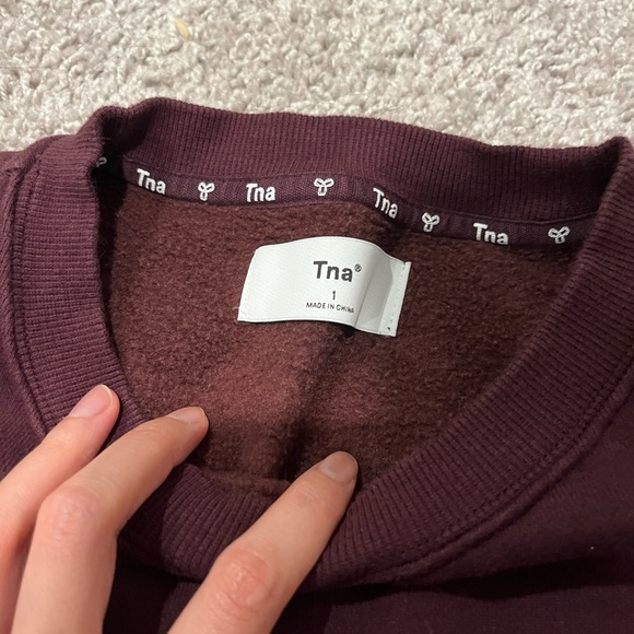 Aritzia Tna CozyAF Boyfriend Crewneck - Picture 3 of 4